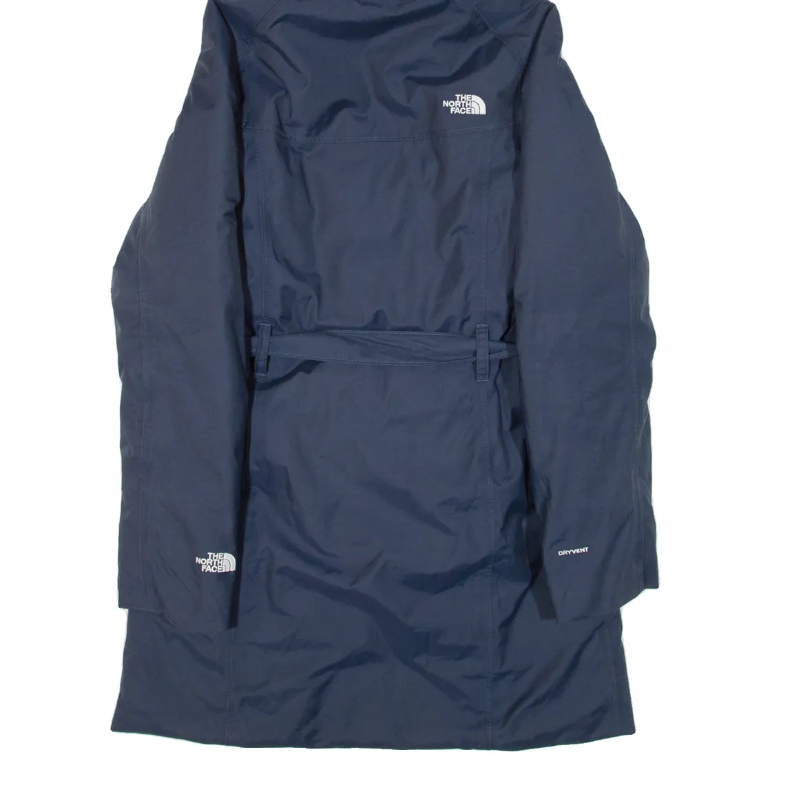 THE NORTH FACE DryVent Insulated Womens Parka Coat Blue Hooded XS