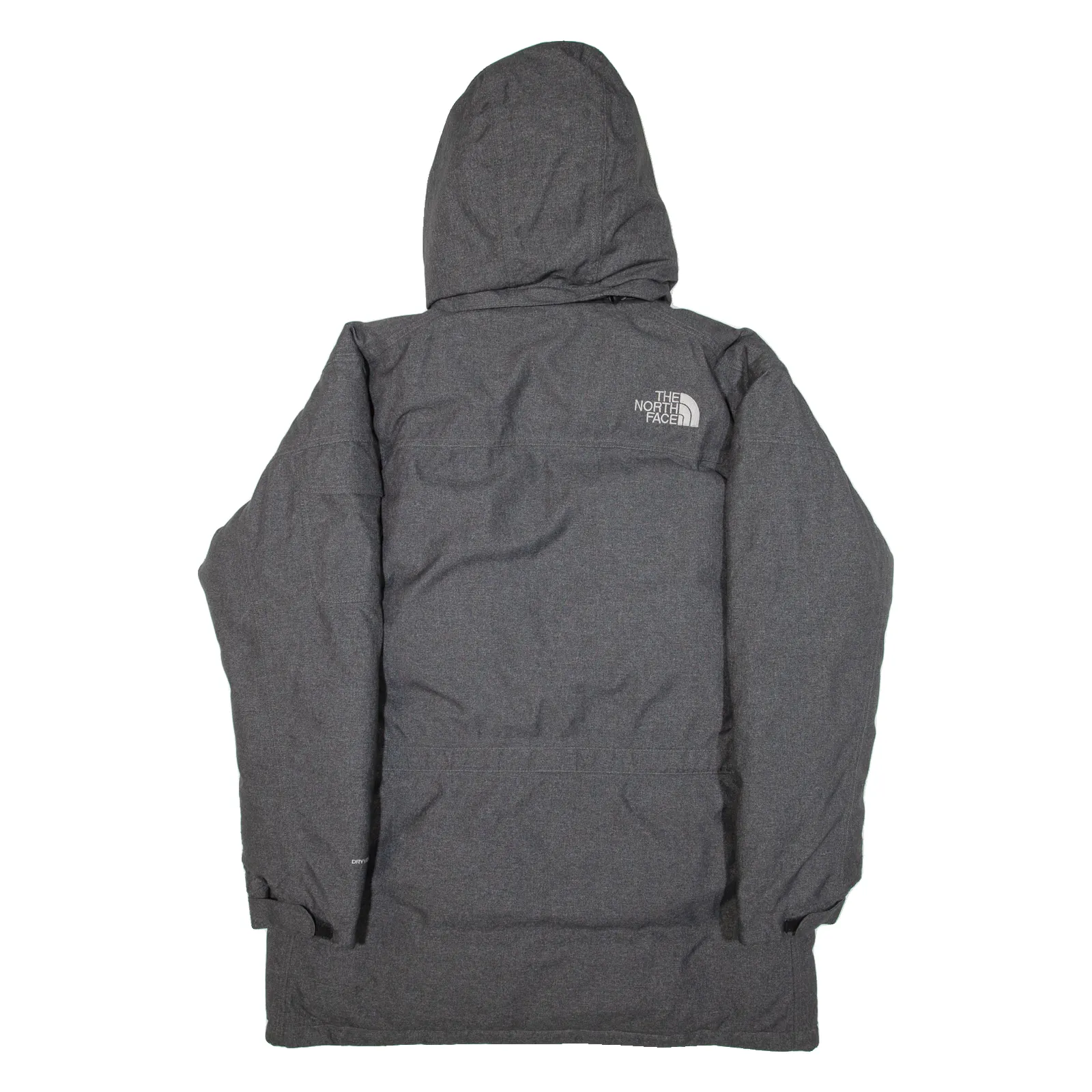 THE NORTH FACE HyVent Insulated Mens Parka Coat Grey Hooded L