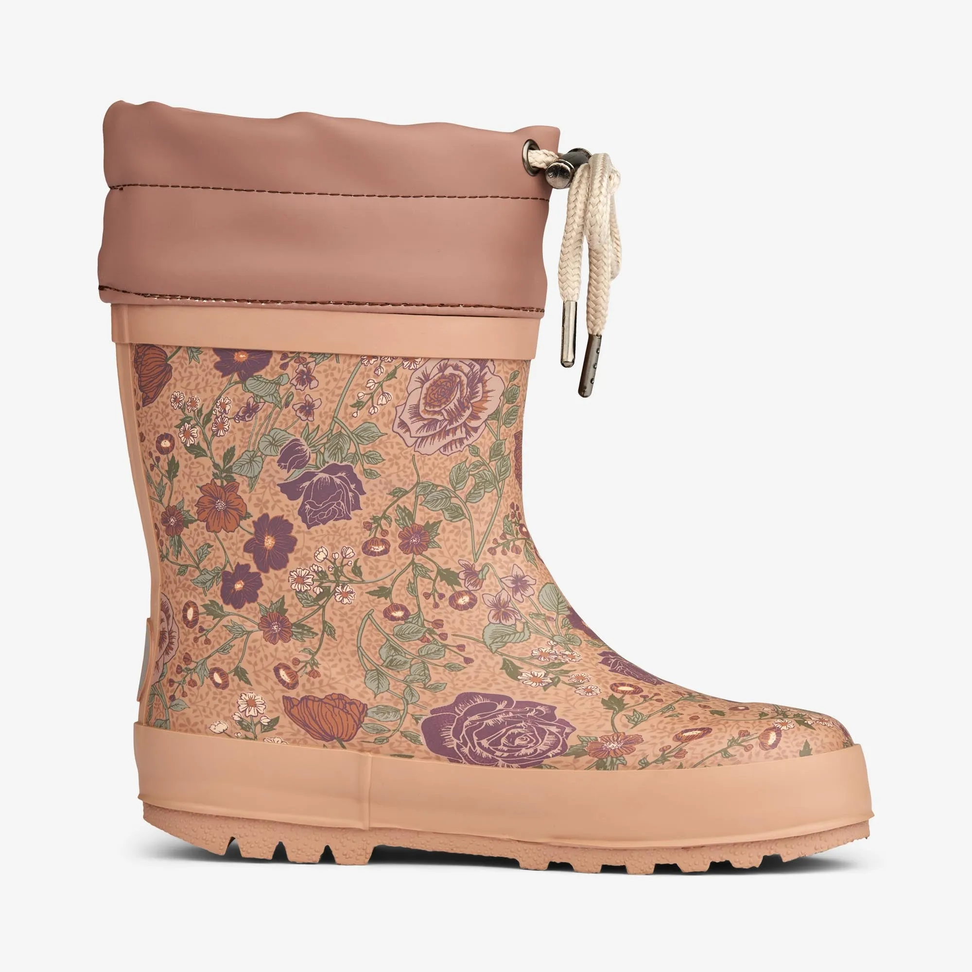 Thermo Rubber Boot Print - rose dawn flowers