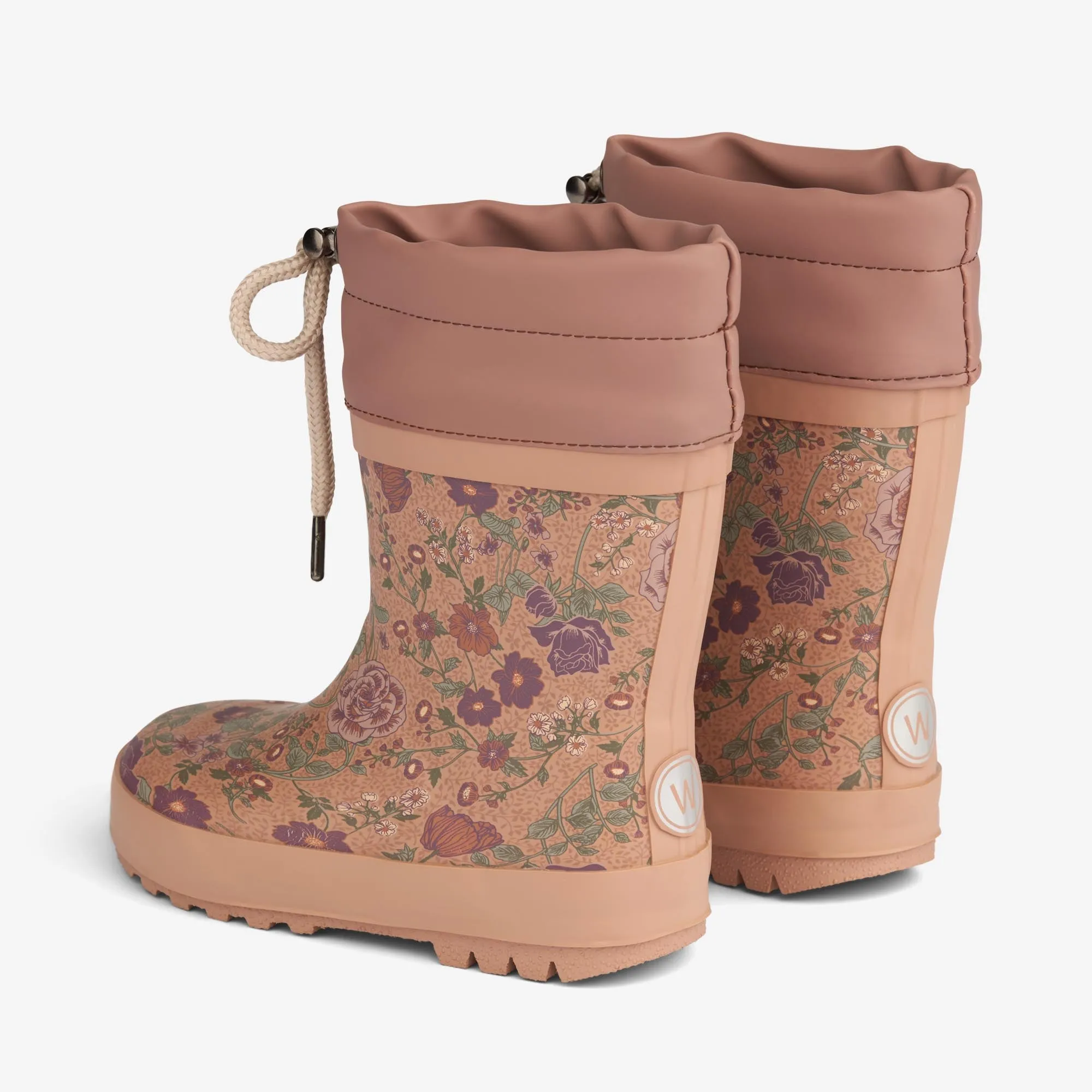 Thermo Rubber Boot Print - rose dawn flowers