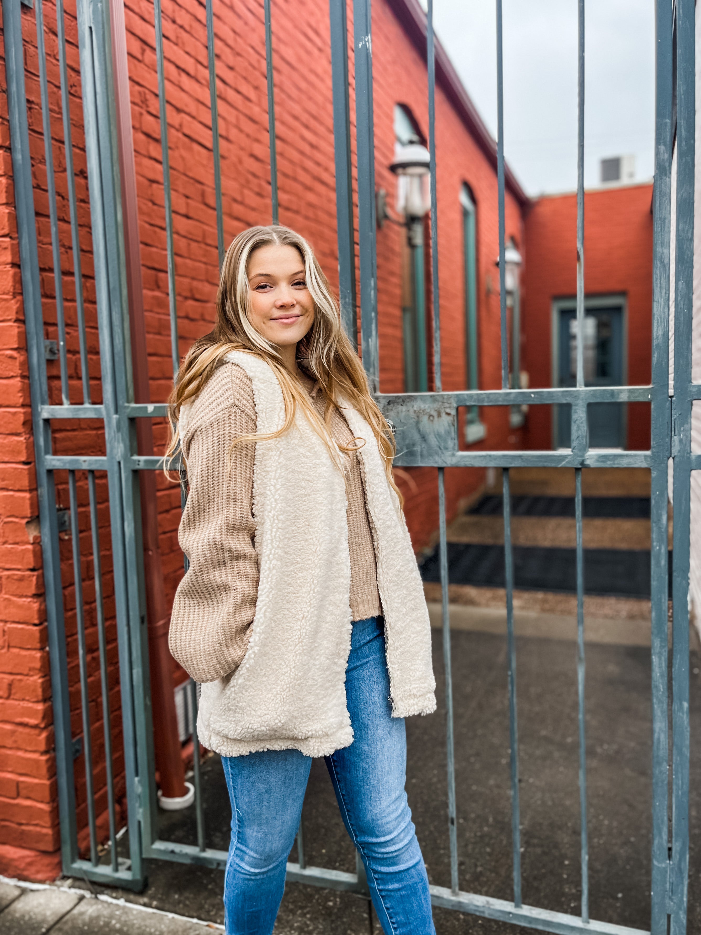 Tucson Teddy Faux Fur Vest