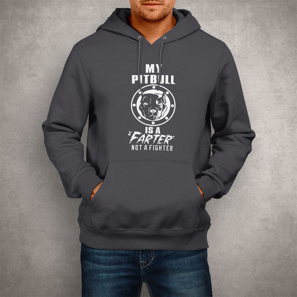 Unisex Hoodie Pitbull is a Farter