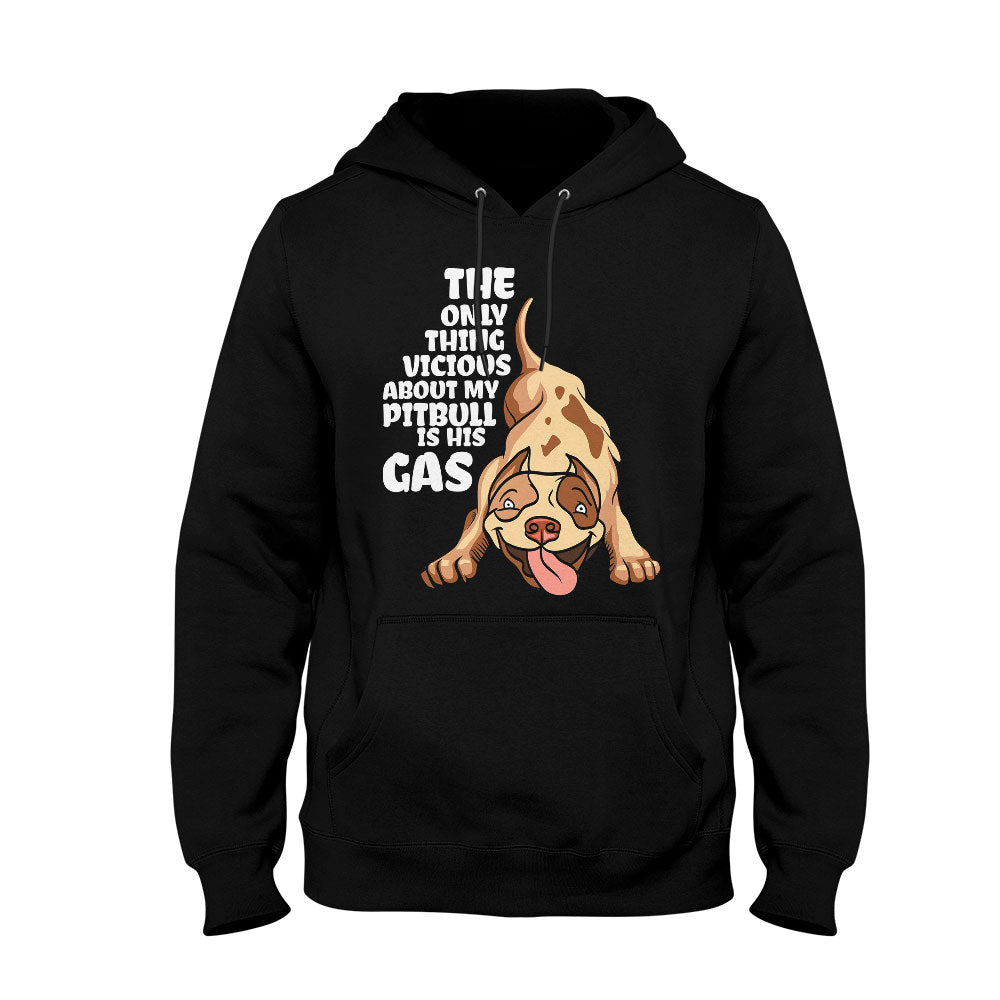 Unisex Hoodie Pitbull is his Gas