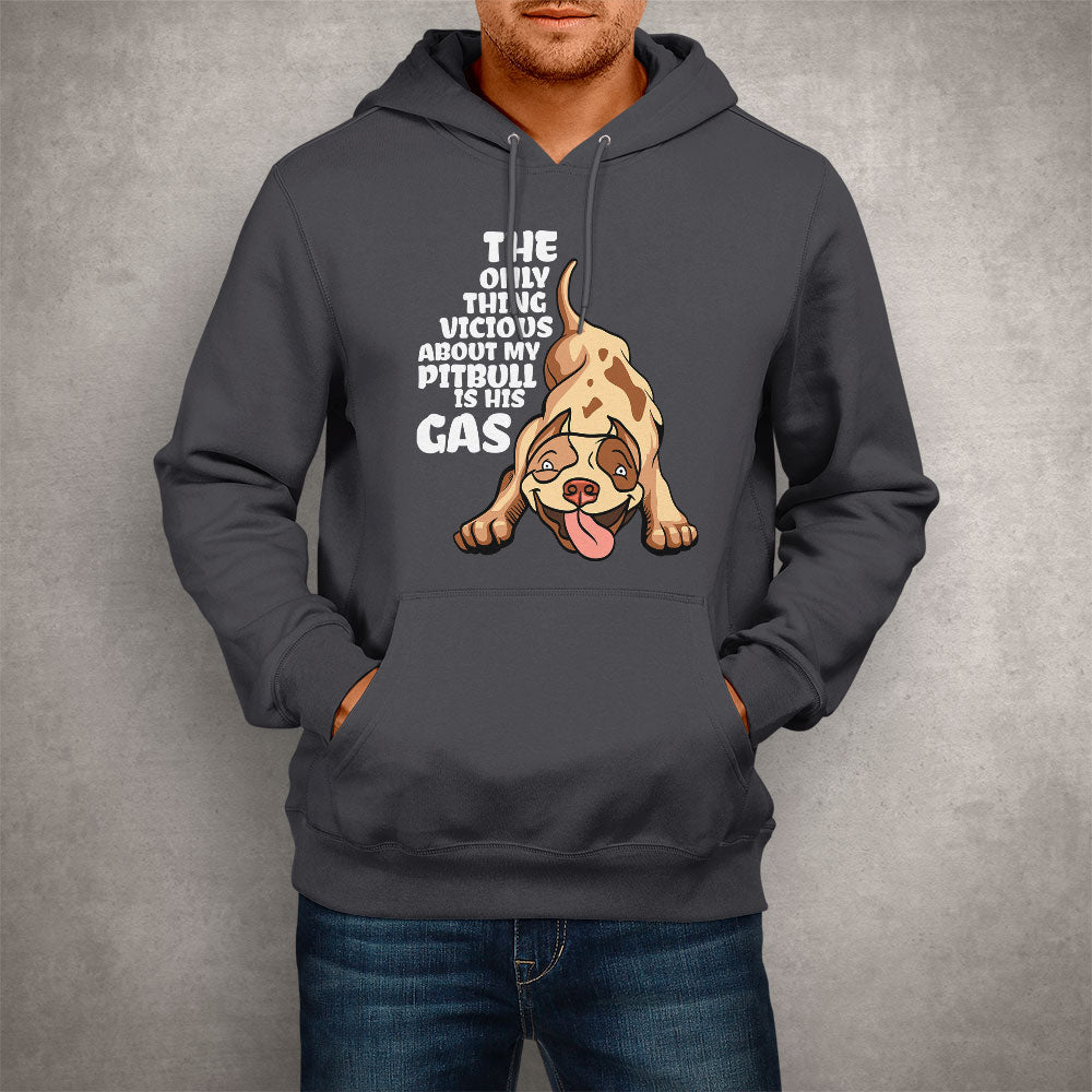 Unisex Hoodie Pitbull is his Gas