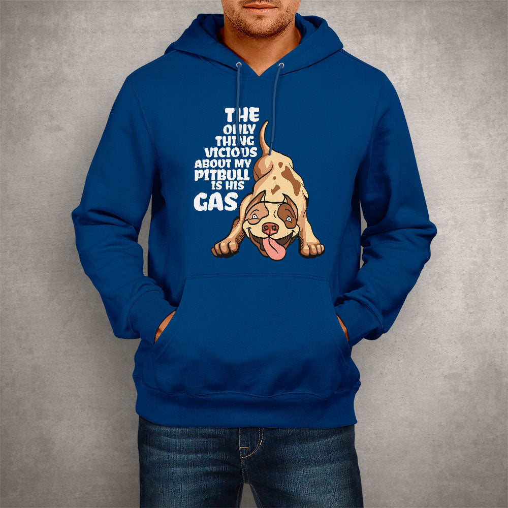 Unisex Hoodie Pitbull is his Gas