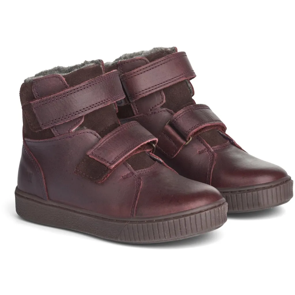 Van Velcro Tex Boot - eggplant