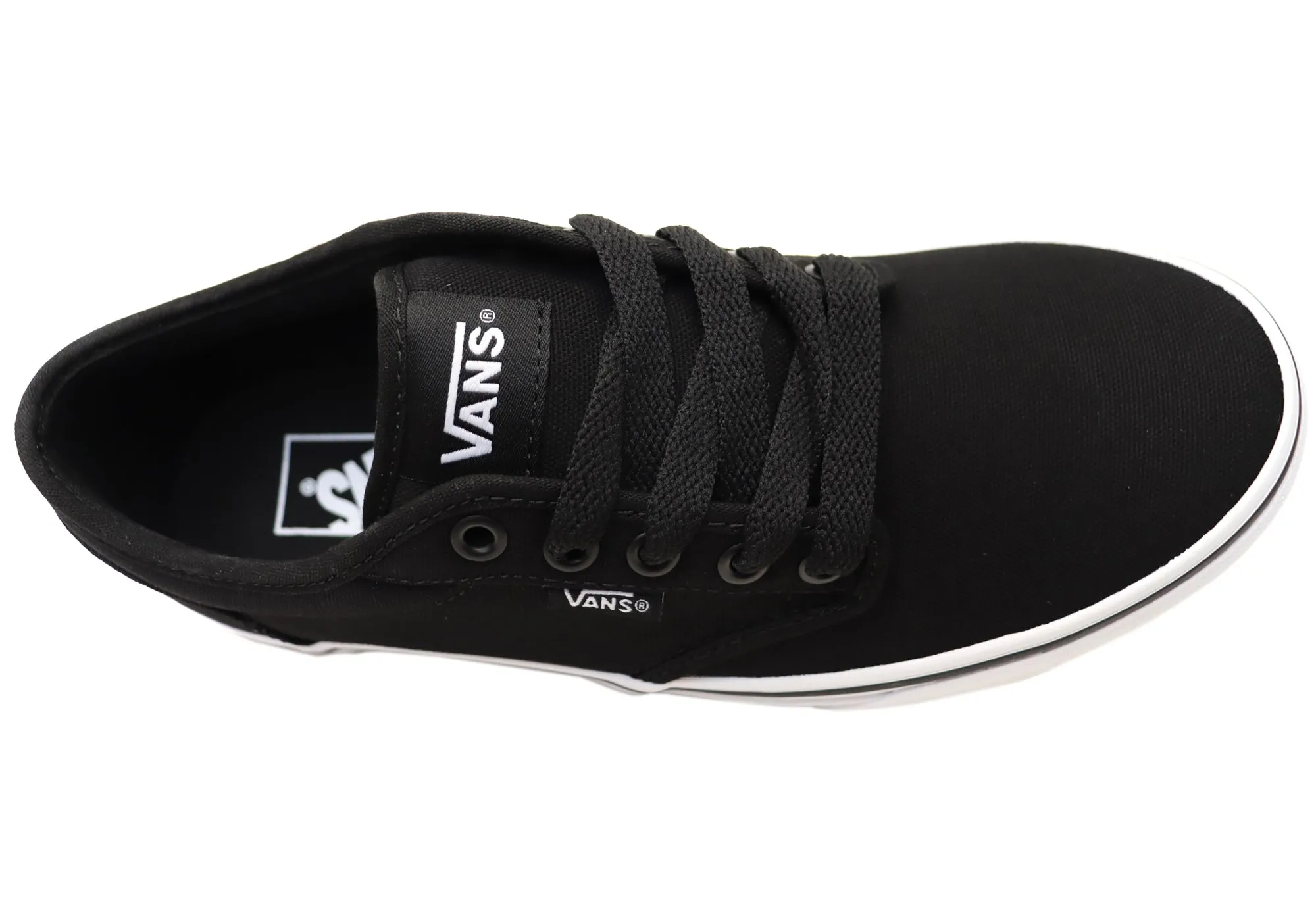 Vans Mens Atwood Canvas Comfortable Lace Up Sneakers