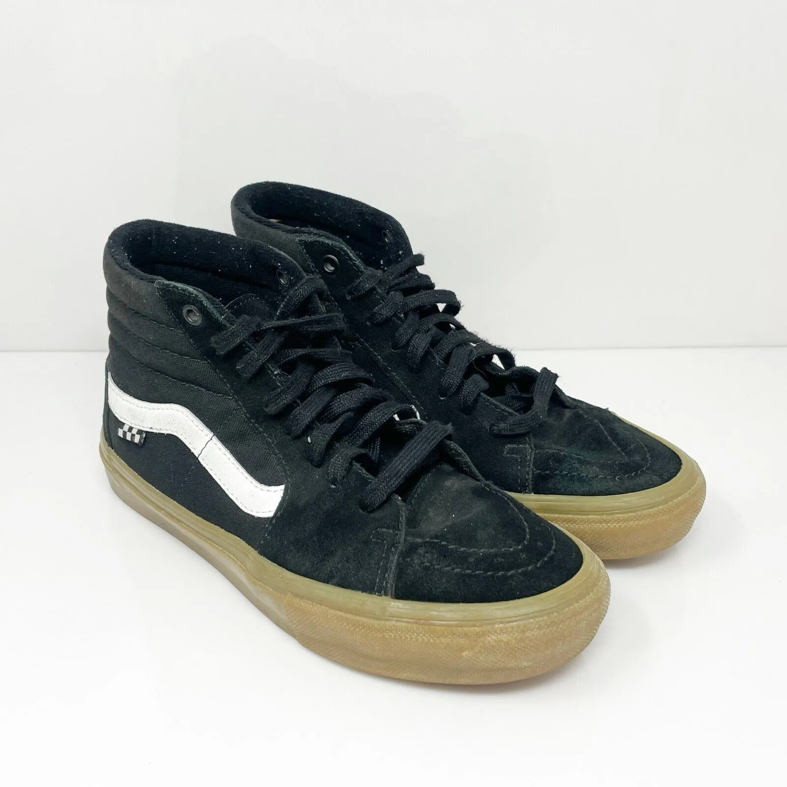 Vans Mens Sk8 Hi 500714 Black Casual Shoes Sneakers Size 7.5