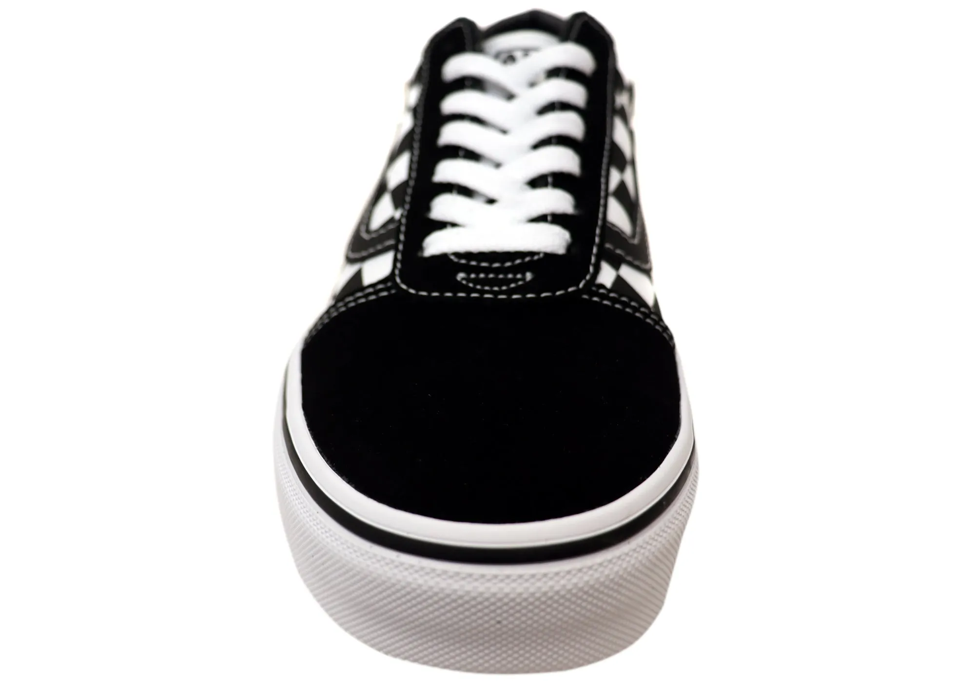 Vans Mens Ward Checkered Comfortable Lace Up Sneakers