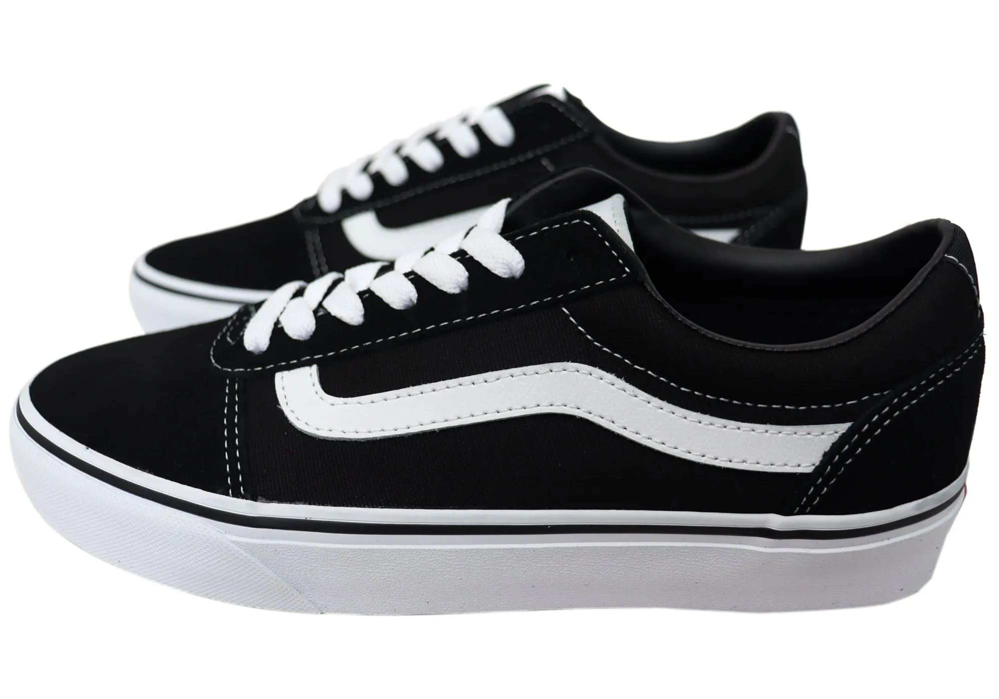 Vans Mens Ward Comfortable Lace Up Sneakers