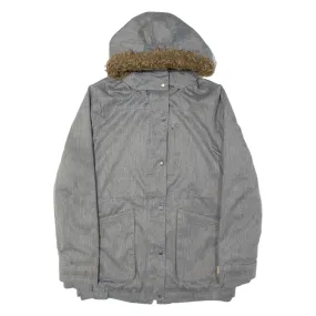 VANS Womens Parka Coat Grey Hooded L