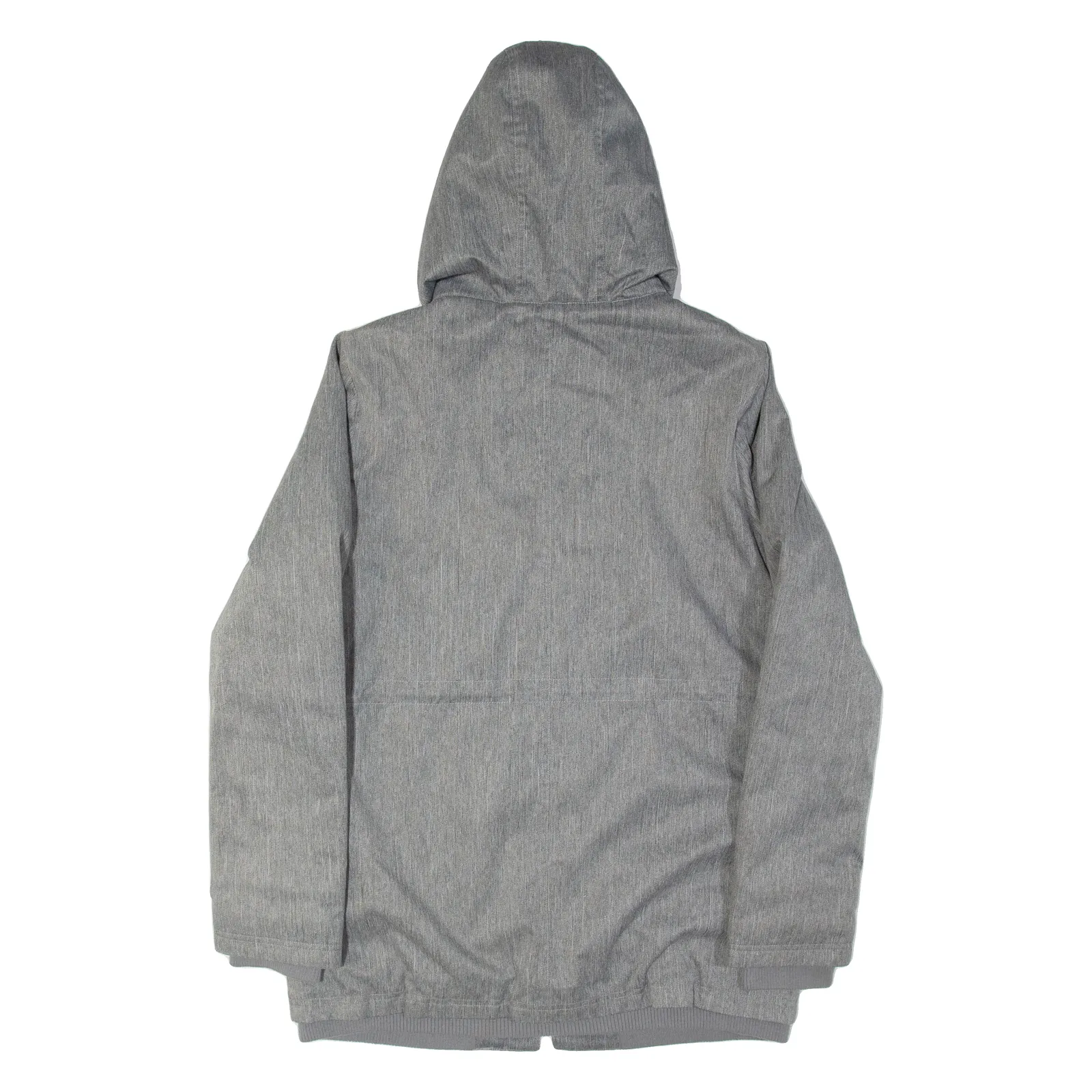 VANS Womens Parka Coat Grey Hooded L