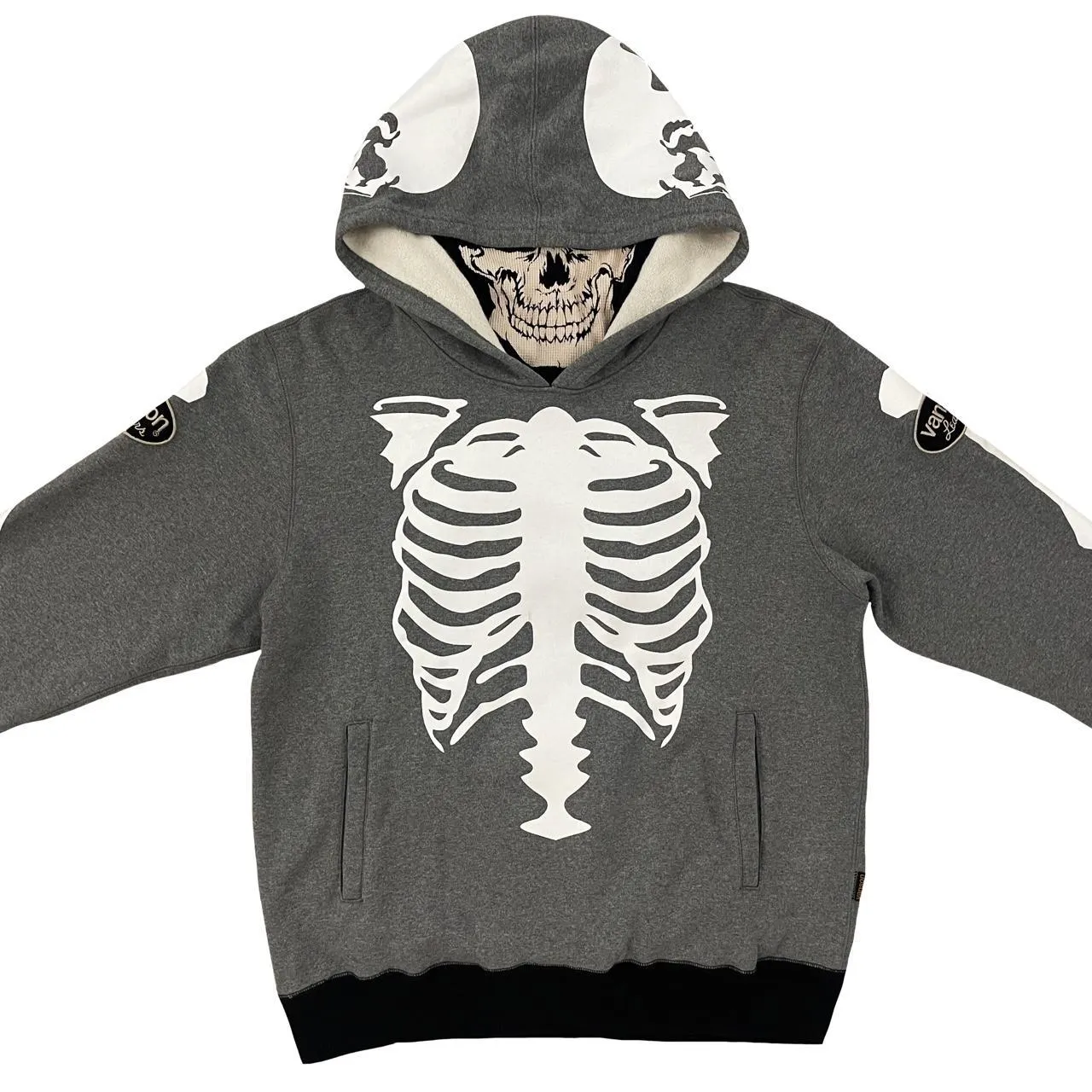 Vanson Leathers Skeleton Hoodie