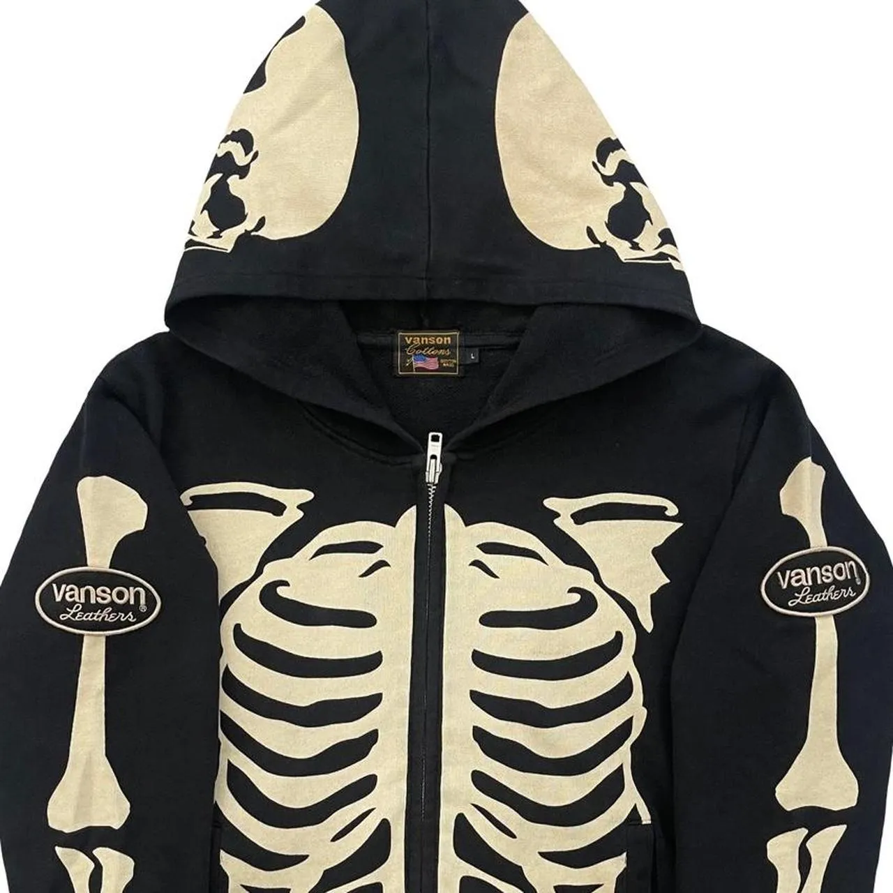 Vanson Skeleton Hoodie