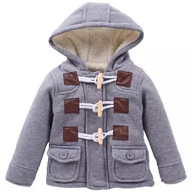 Warm Hooded Outerwear Coat