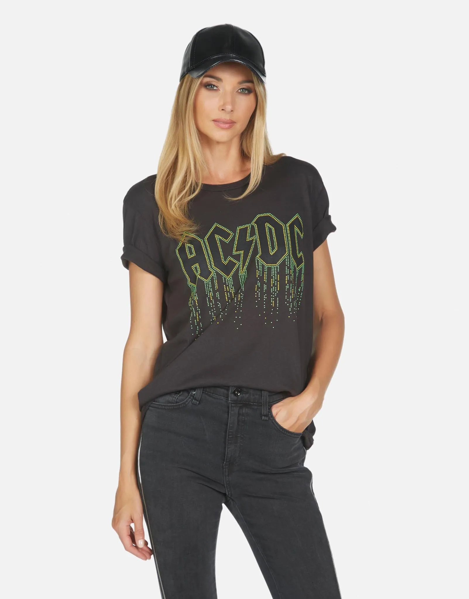 Wolf AC/DC Neon Stud