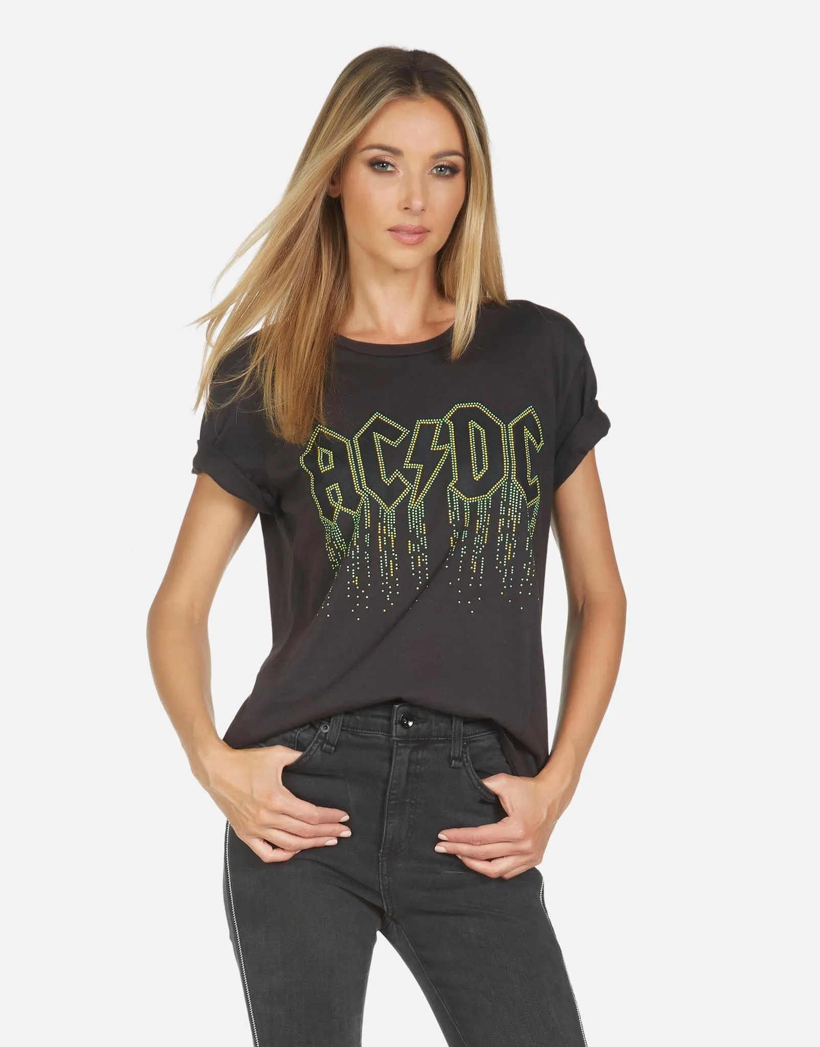 Wolf AC/DC Neon Stud