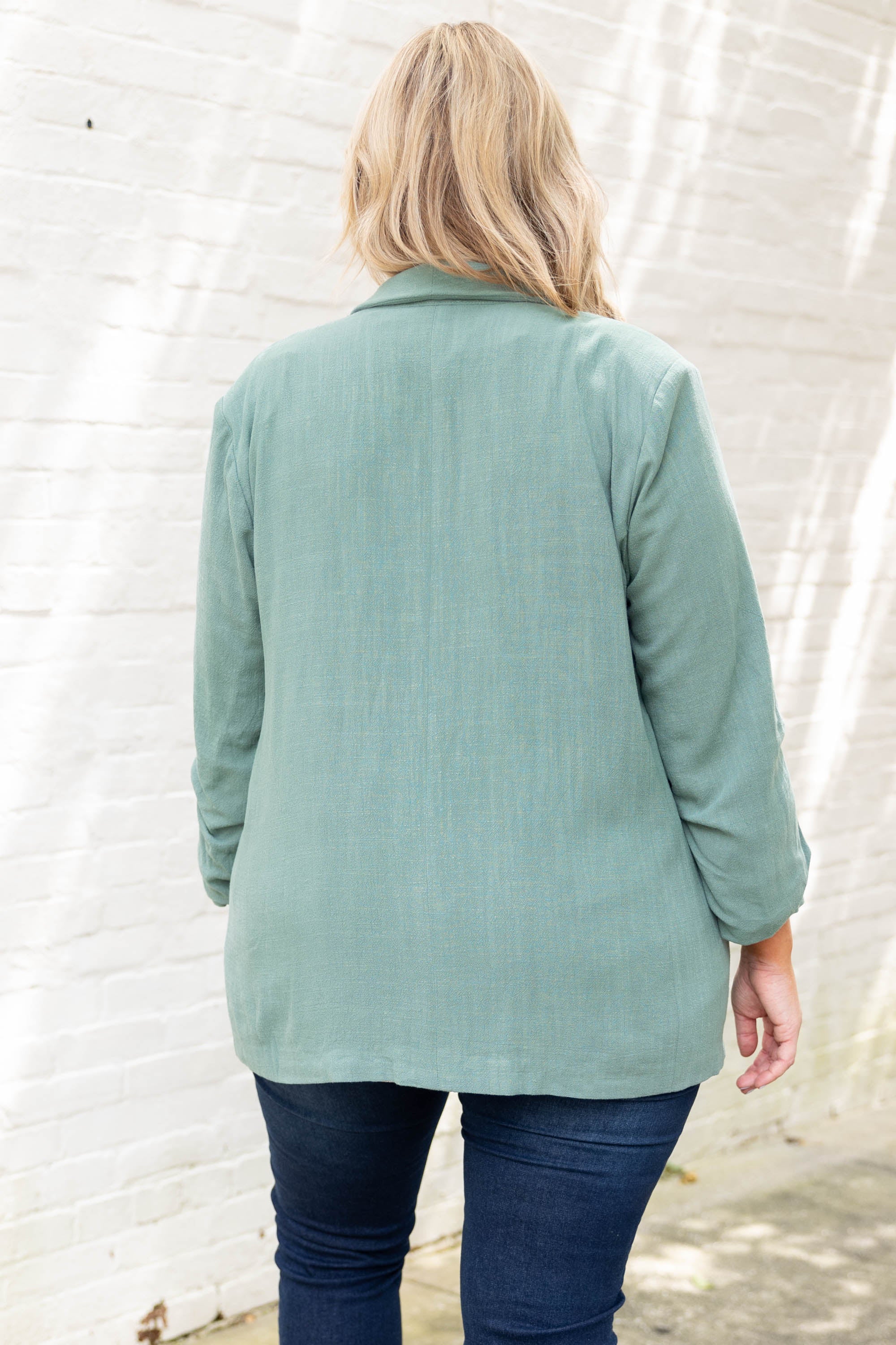 Working In Style Jacket, Sage