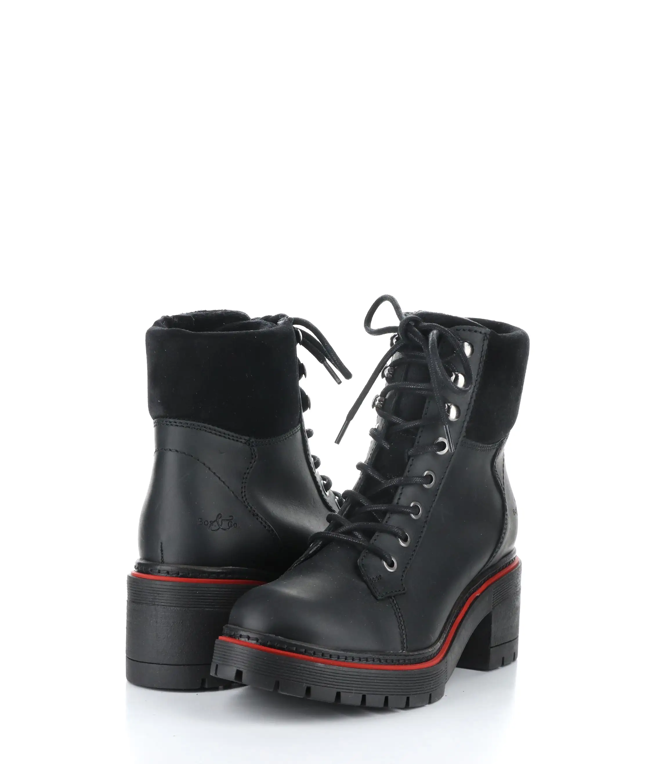 ZOA BLACK Round Toe Boots