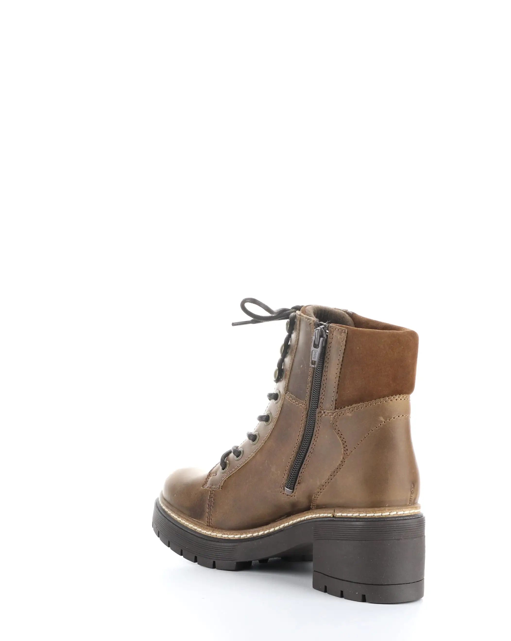 ZOA CAMEL/REDWOOD Round Toe Boots