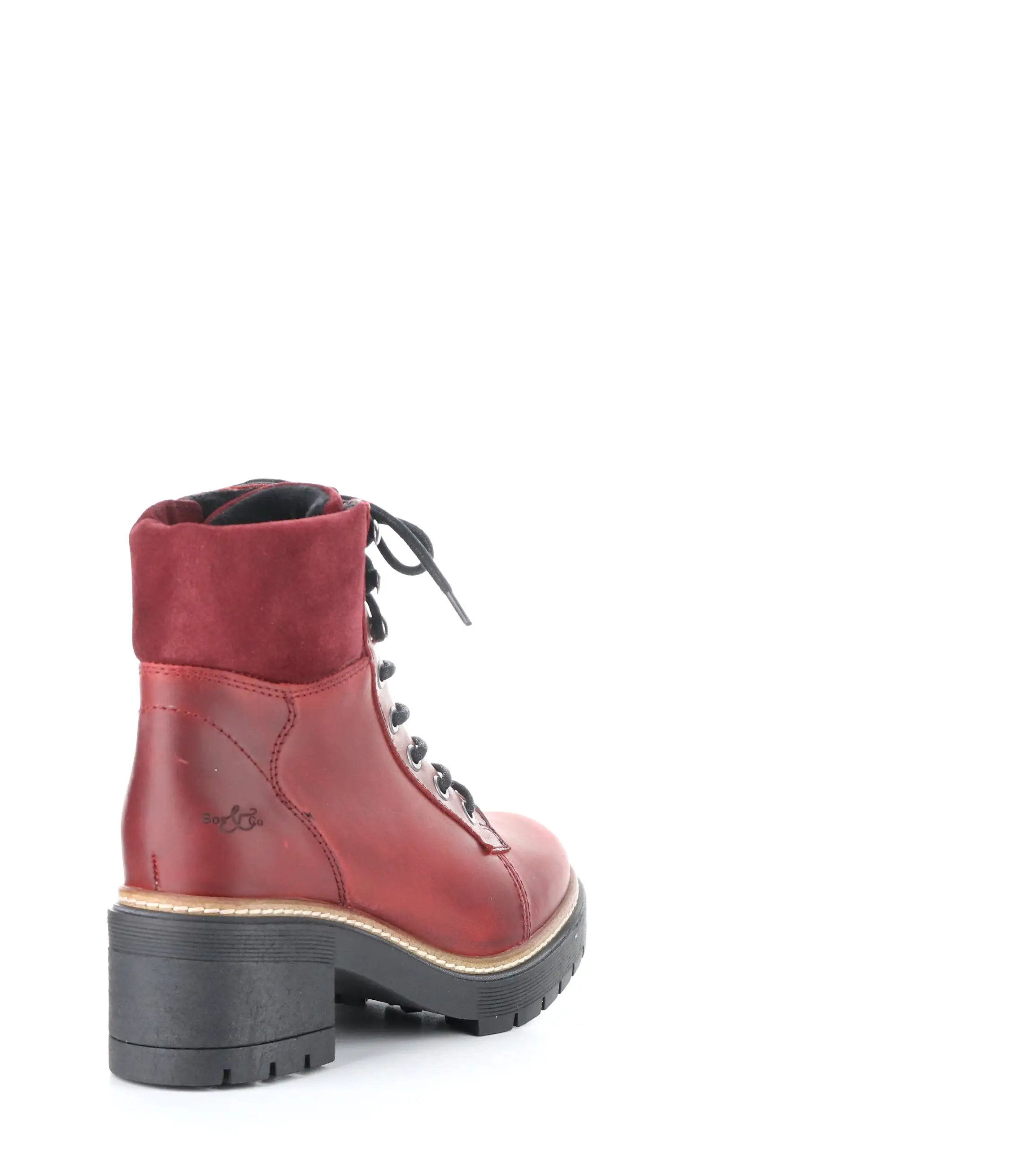 ZOA SCARLET/SANGRIA Round Toe Boots